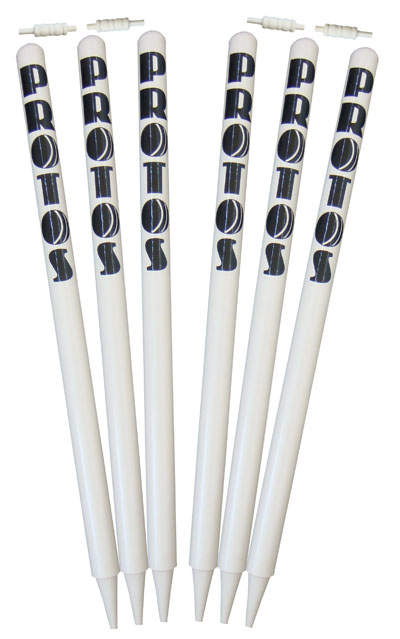 PROTOS 6 Stumps and 4 Bails Set - Both Sides