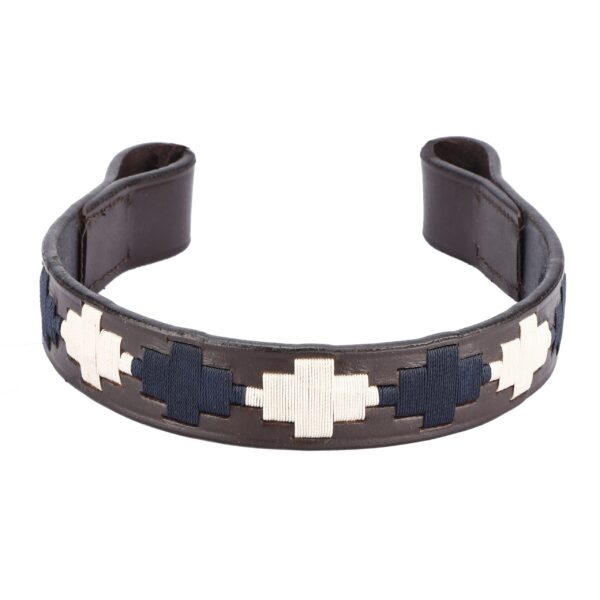 BR Polo knitted browband navy-cream