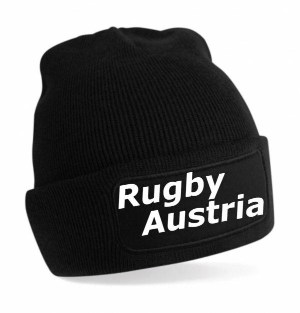 Fan Beanie Black - "Rugby Austria"
