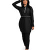 Ivory burkini Black