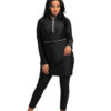 Ivory burkini Black