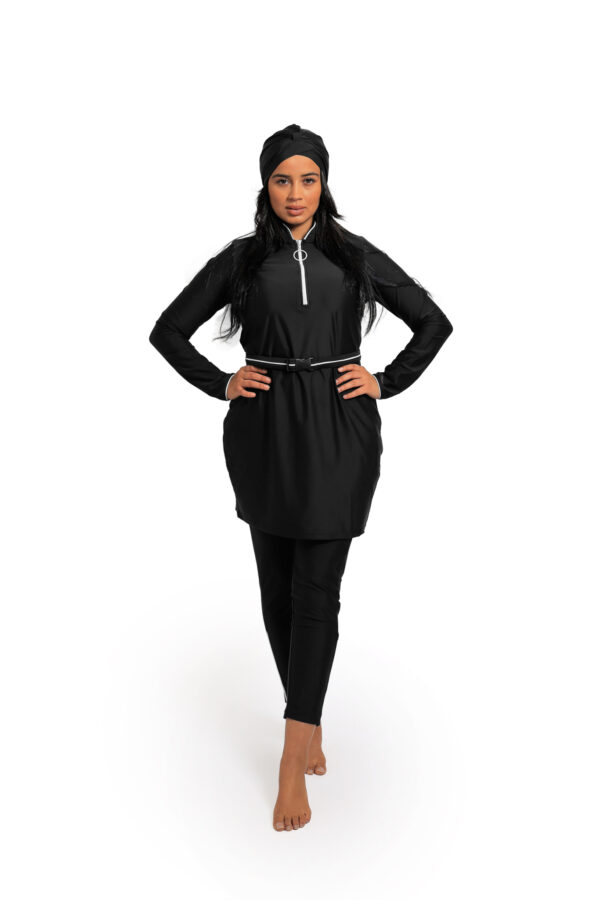 Ivory burkini Black
