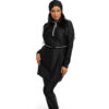 Ivory burkini Black