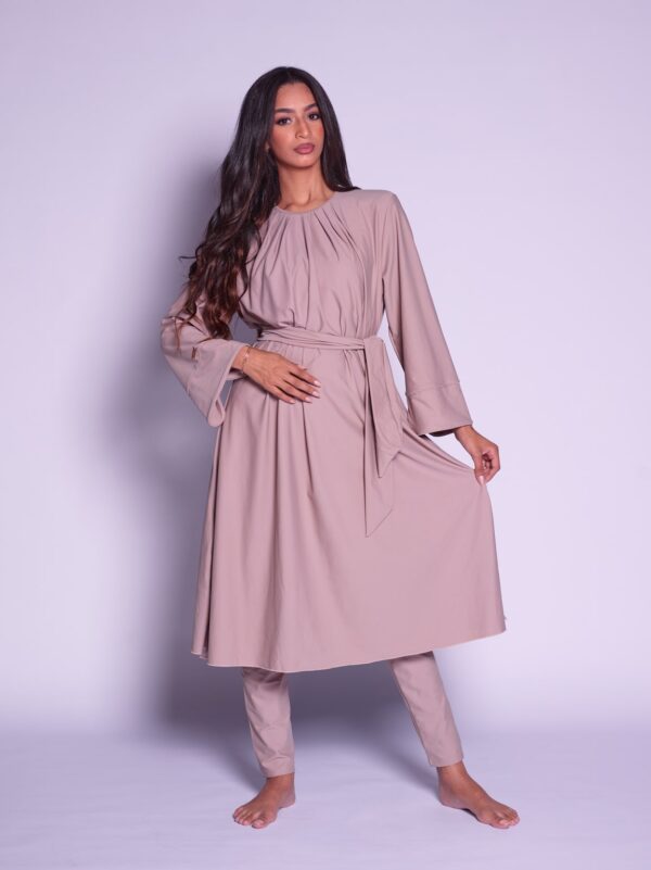 Louisa Semi-Burkini Taupe