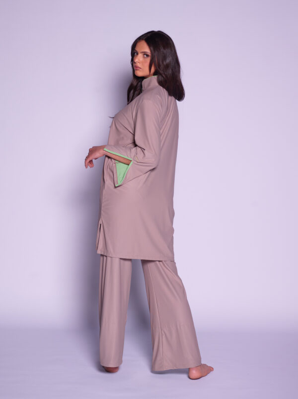 Nayla Tan Through Burkini Taupe