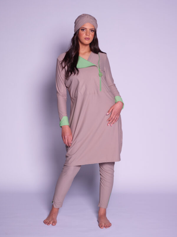 Aya Tan Through Burkini Taupe