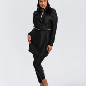 Ivory burkini Black