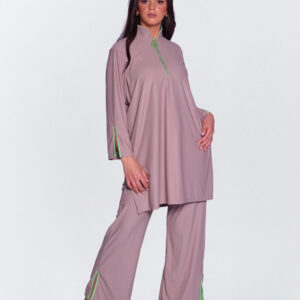 Nayla Tan Through Burkini Taupe