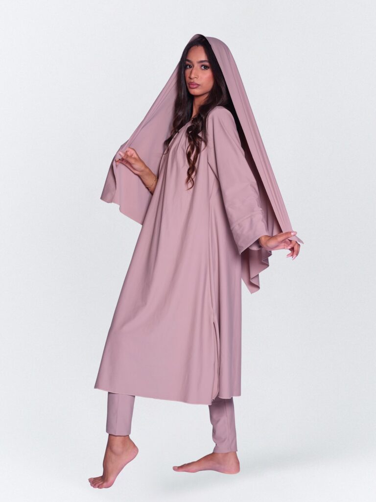 Louisa Semi-Burkini Taupe