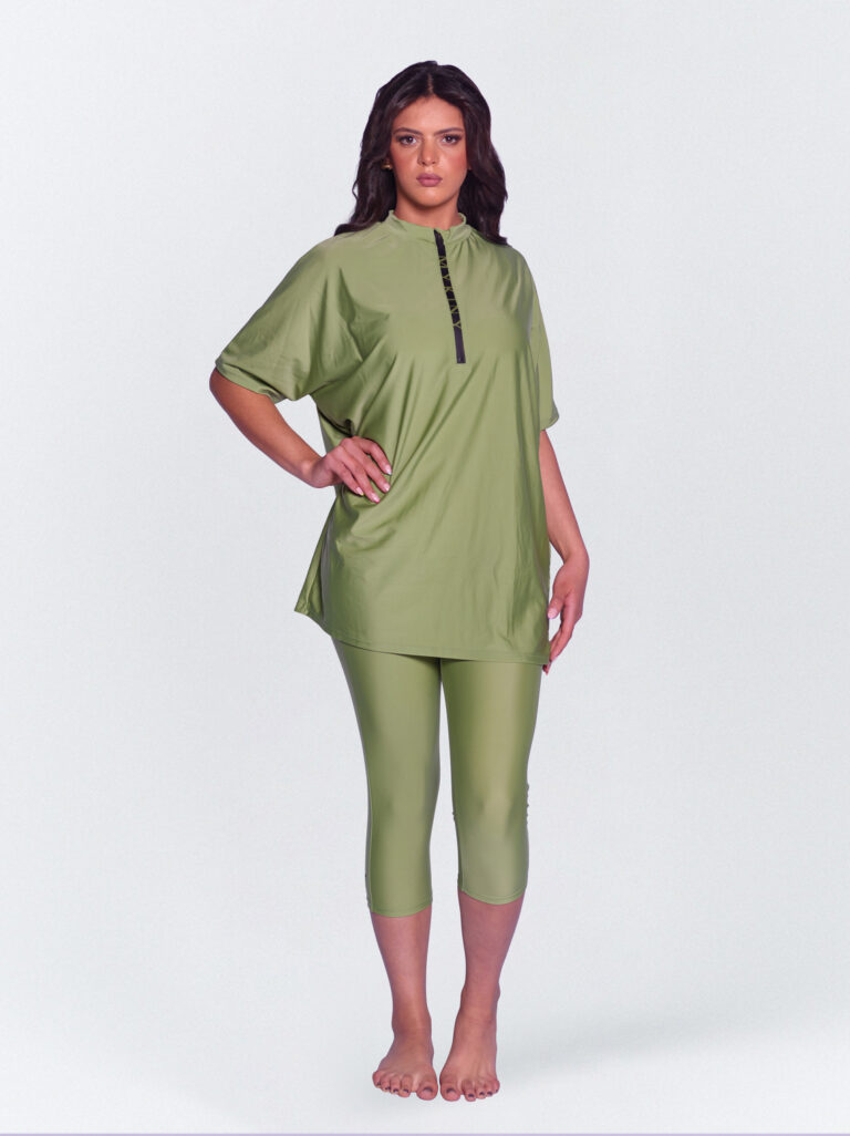 Yasmine Semi Burkini Green