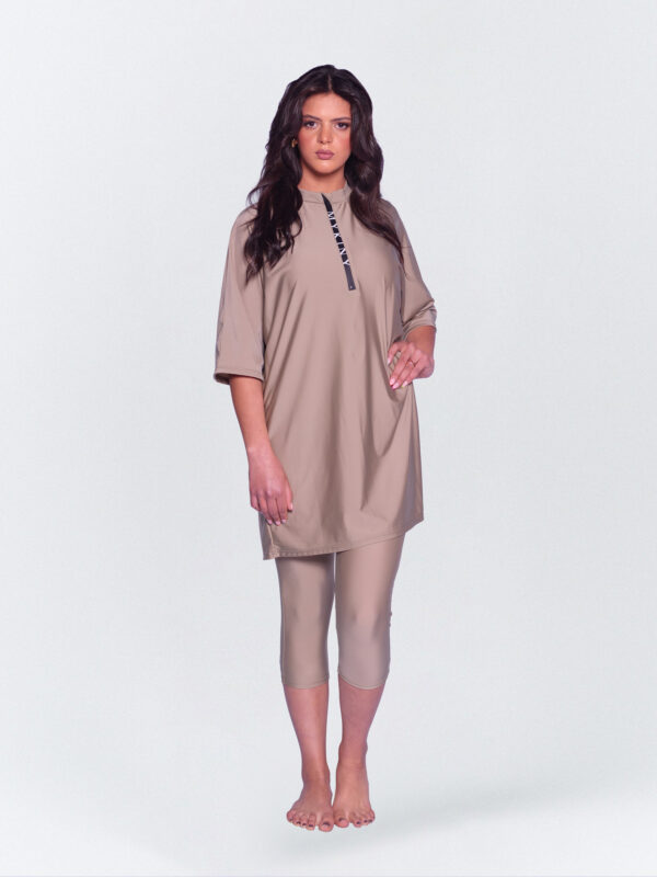 Yasmine Semi Burkini Taupe