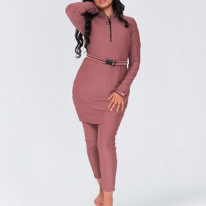 Ivory burkini Mauve