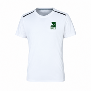 Weißes T-Shirt mit Hockeyclub-Graz-Logo HC Graz Damen Shirt -weiß